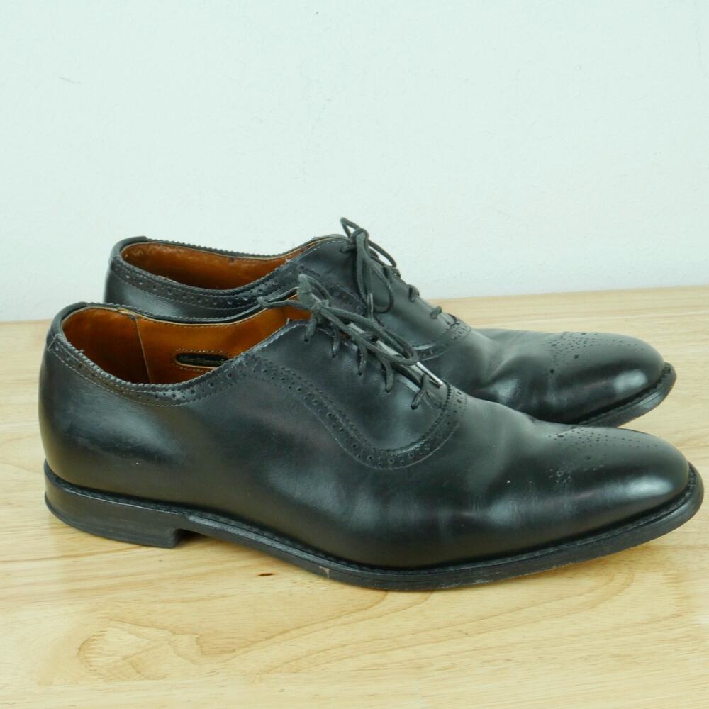 Allen Edmonds Cornwallis‎ 12 Shoes Mens Black Leather Dress Shoes Oxford WEAR